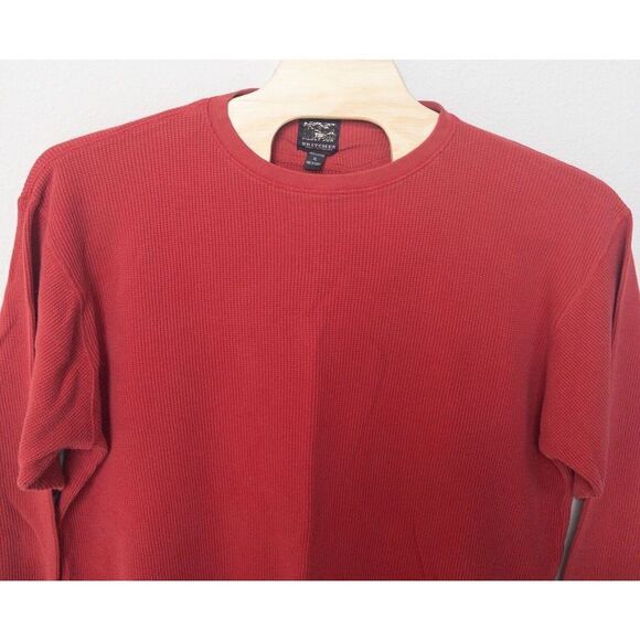Britches Great Outdoors Red‎ Thermal Waffle Shirt Mens XL - Picture 2 of 9